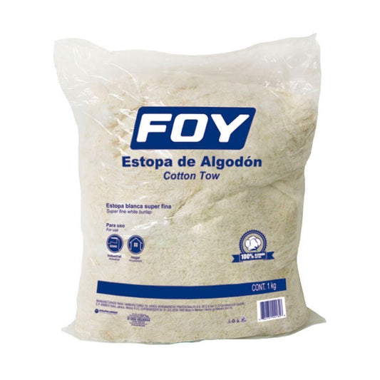 Estopa De Algodón 1 Kg Foy Ds