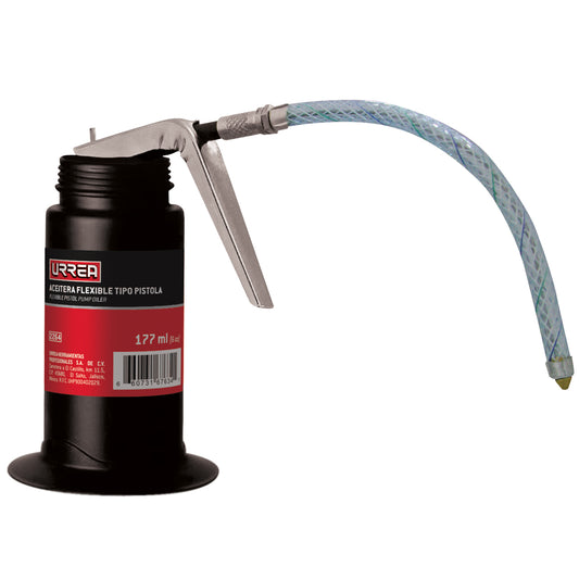 Aceitera Flexible Tipo Pistola De 177 Ml Urrea DS