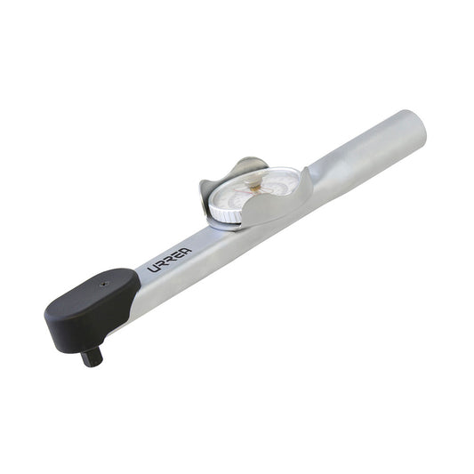 Torquímetro De Carátula Con Cuerpo De Aluminio Cuadro De 3/8", 30-150 In-Lb Urrea DS