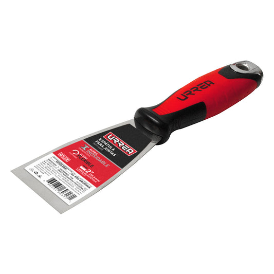 Espátula Flexible De Acero Inoxidable Con Mango Bimaterial 2" Urrea DS