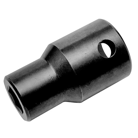 Adaptador De Impacto Con Barreno Pasado Para Puntas Hexagonales 5/16", Cuadro 1/2" Urrea DS