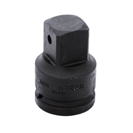 Adaptador Con Barreno Pasado Para Dado De Impacto Cuadro De 3/4" Hembra A 1" Macho Urrea DS