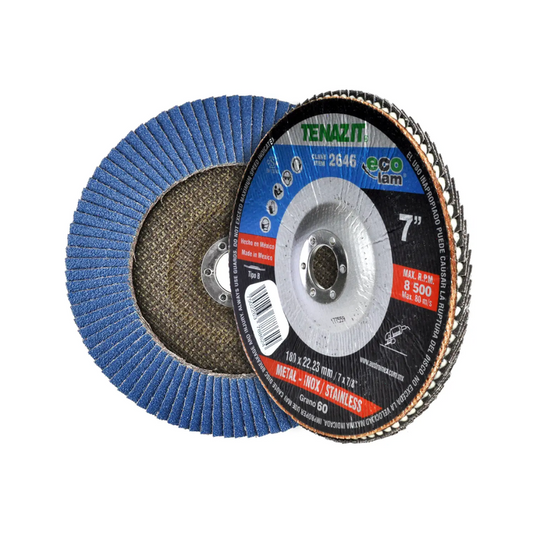 2079-Disco Lam De 180 X 22.23 Mm - Grano 60 Para Desbaste 2646 Austromex