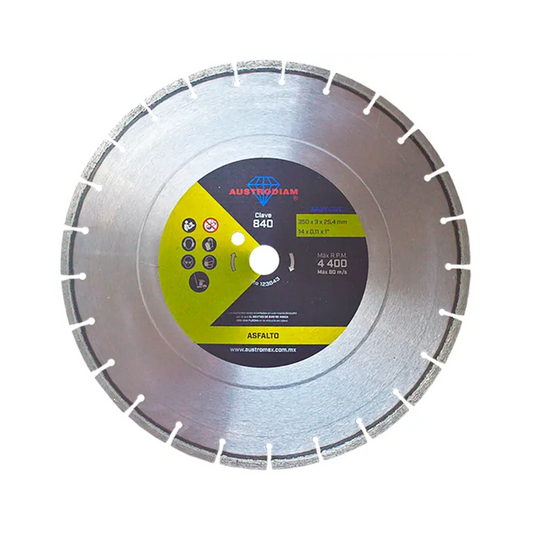 1903-Disco Diam. Asfalto Easy Cut 350 X 3.0 X 25.4 840 Austromex