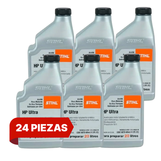Caja Con 24 Pzs - Aceite Hp Ultra 400 Ml P/20 Lt 7008-871-0267 Stihl $172.10 C/U
