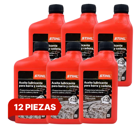 Caja Con 12 Pzs - Aceite Lubricante .946 Lt Para Barra O Cadena 0781-516-5003 Stihl $142.99 C/U