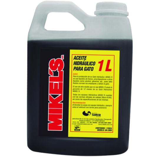 Aceite Hidráulico Para Gato 1 Lt GH-2000 Mikels