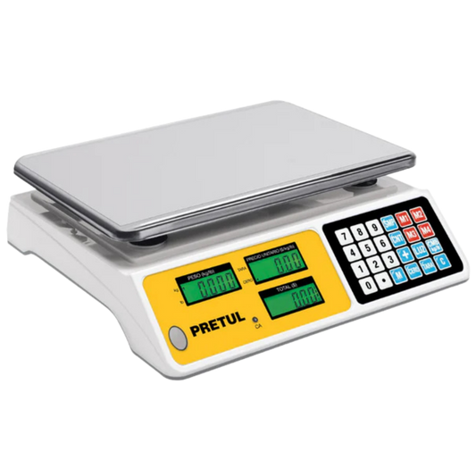 Báscula Capacidad 40 Kg Electrónica Multifunciones Pretul 29966 Truper