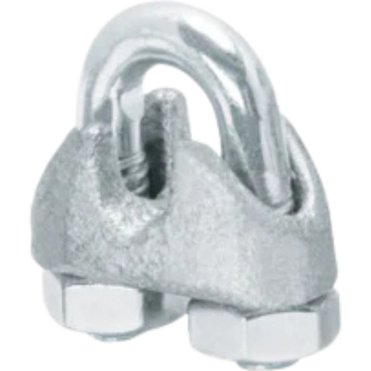 Blíster C/2 Nudos (Perros) De Hierro P/Cable De 3/16' Fiero 44083 Truper