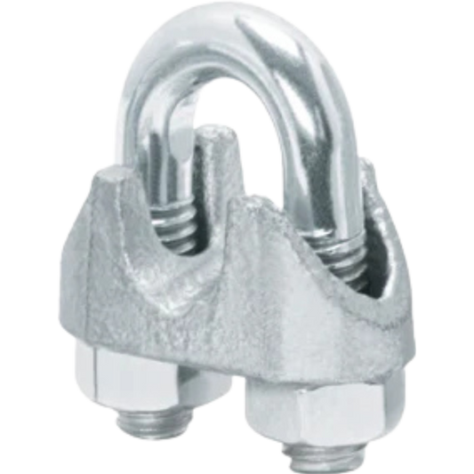 Blíster C/2 Nudos (Perros) De Hierro P/Cable De 5/16' Fiero 44085 Truper