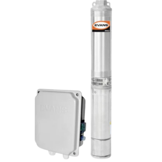 Bomba Sumergible Monofásica Para Pozo Profundo 4" 8 Gpm Descarga De 1.25" 1 Hp. 110V SD408ME100F3 Evans