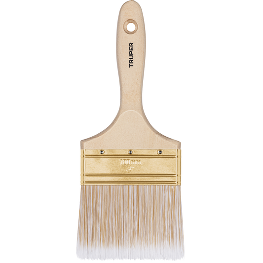 Brocha 4 Cerdas Sinteticas Mango Madera 13347 Truper