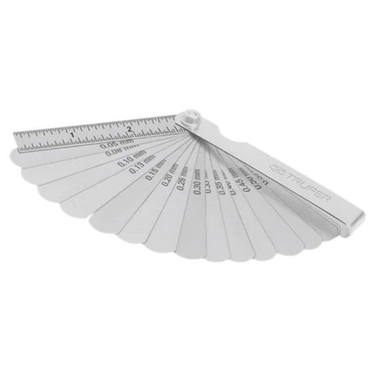 Calibrador De 15 Hojas Std / Mm 14395 Truper