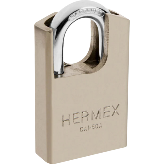 Candado De Acero Máxima Seguridad 50Mm Llave Anti-Ganzúa 43334 Truper