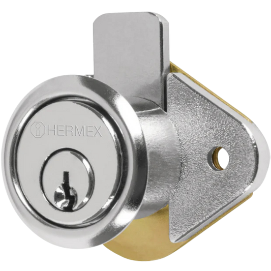 Cerradura Para Mueble Modelo 21 Cromo Hermex 43558 Truper