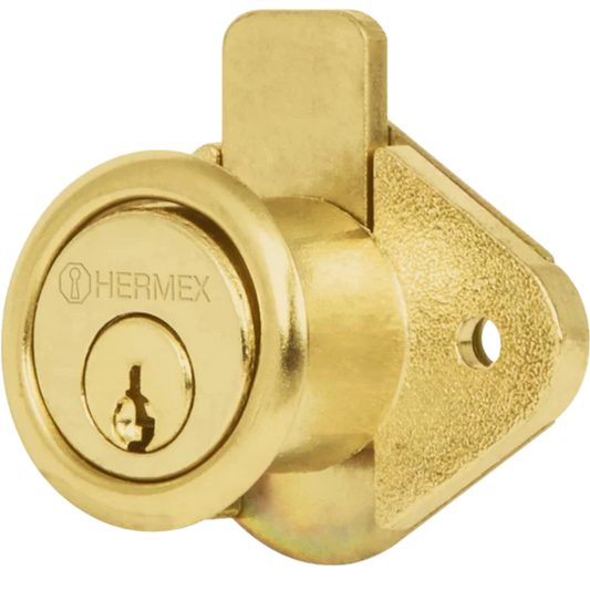 Cerradura Para Mueble Modelo 21 Latón Hermex 43566 Truper
