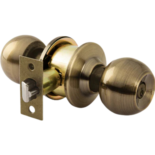 Combo Cerraduras Llave-Llave Latón Antiguo Hermex Basic 23620 Truper