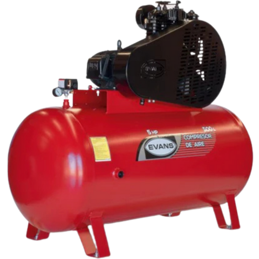 Compresor 5 Hp 500 Lts Trifásico E230ME0500-500 Evans