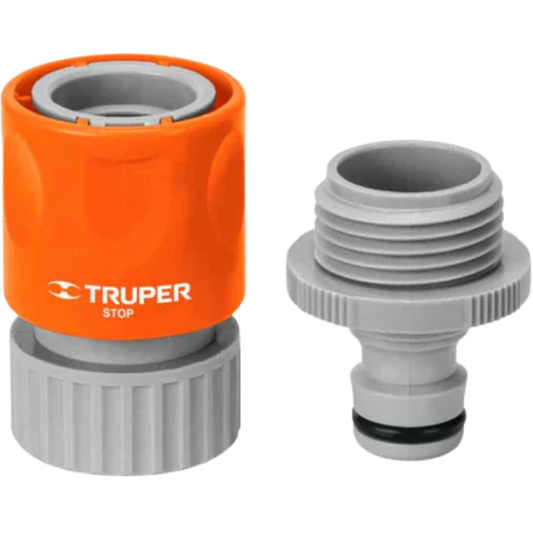 Conector 3/4' Rápido De Abs Manguera-Acc. Sistema Click 12722 Truper