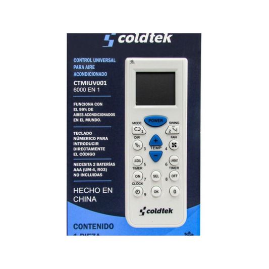 Control Universal 6000 Codigos Con Deteccion Automatica 160 DIL