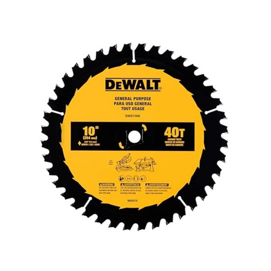 Hoja Sierra Circular 10" X 40D DWA11040 Dewalt