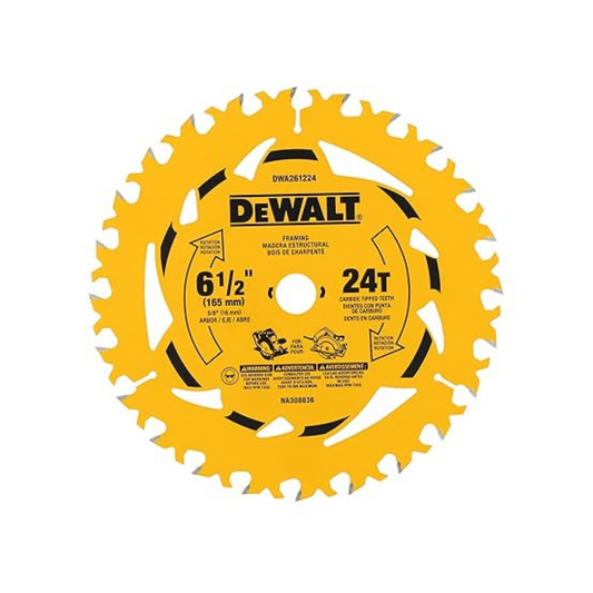 Disco Sierra Circular 6-1/2In 24D DWA261224 Dewalt