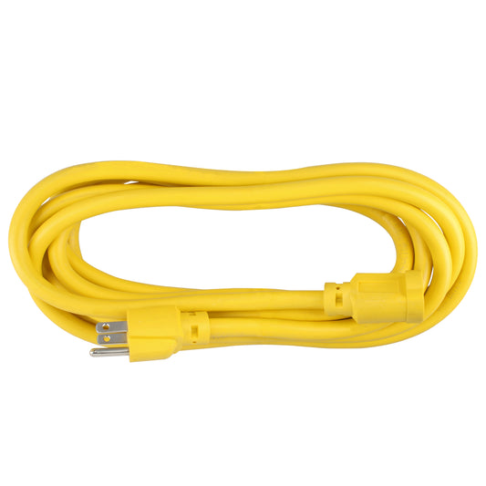 Extensión Eléctrica Uso Extra Rudo Aterrizada Color Amarillo, 15 M Surtek DS