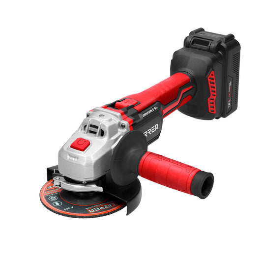 Esmeriladora Angular Inalámbrica 4-1/2" - 5" A Batería Litio-Ion 18 V Urrea DS