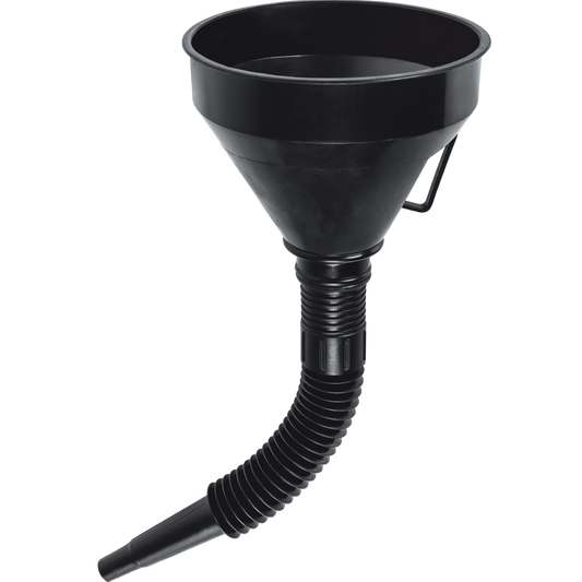 Embudo Plástico 500 Ml Cuello Flexible Con Filtro 11207 Truper