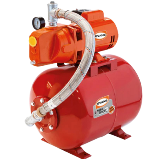 Equipo Hidroneumatico 0.50 Hp 50 Lts Horizontal EAJ050-050HE Evans
