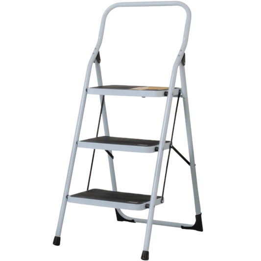 Escalera Tubular Plegable 3 Peldaños Pretul 24120 Truper