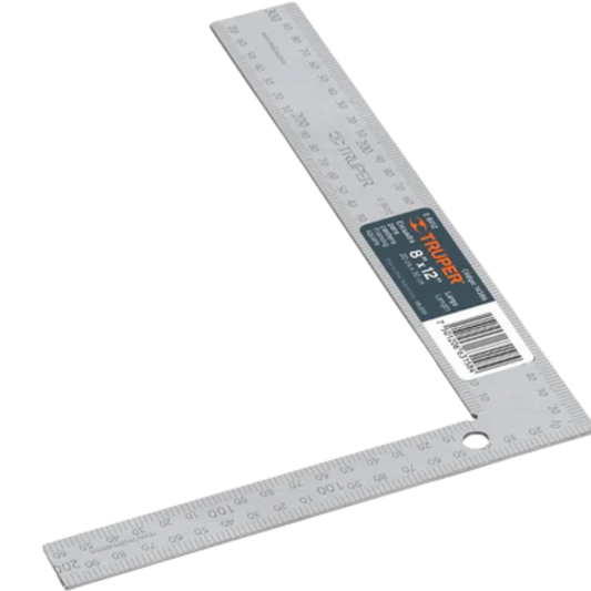 Escuadra 8'X12' De Acero Para Cantero 14386 Truper