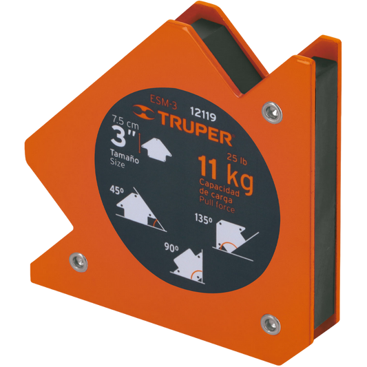 Escuadra Magnética 3' Para Soldar Capacidad 11 Kg 12119 Truper