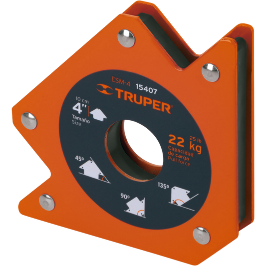 Escuadra Magnética 4' Para Soldar Capacidad 23 Kg 15407 Truper