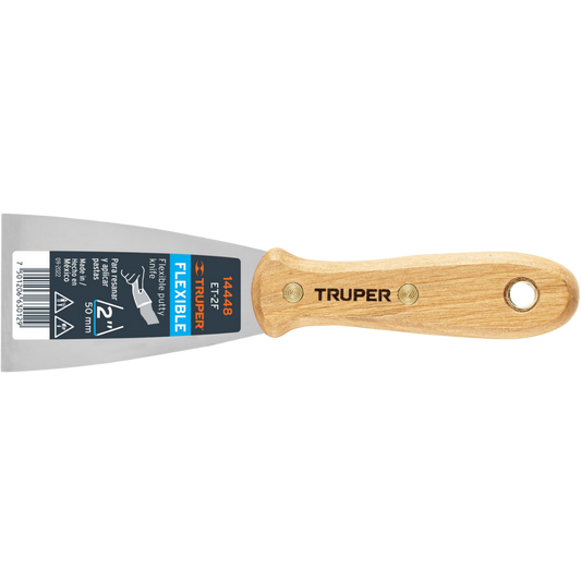 Espátula Flexible 2' Con Mango De Madera 14448 Truper