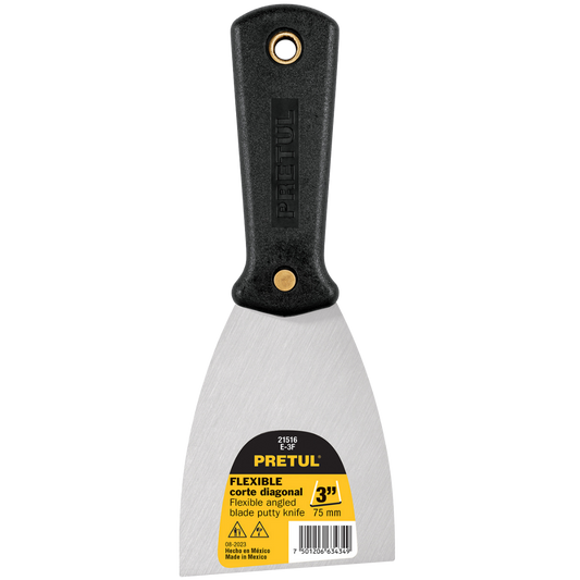 Espátula Flexible 3' Con Mango De Plástico Pretul 21516 Truper