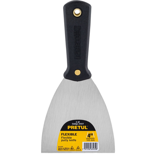 Espátula Flexible 4' Con Mango De Plástico Pretul 21517 Truper