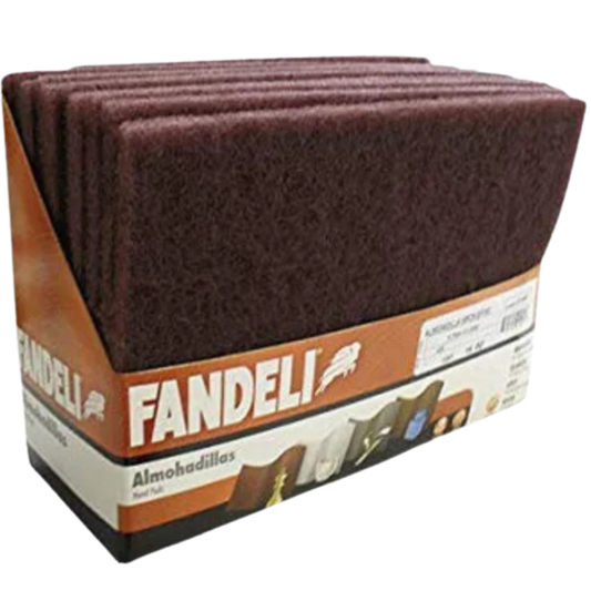 Fibra Marron Para Limpiar Cobre Extra Fino 6 X 9 0354-0008 Fandeli