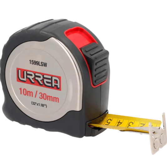 Flexómetro Con Carcasa De Acero Inoxidable 10 M X 30 Mm 1599LSW Urrea