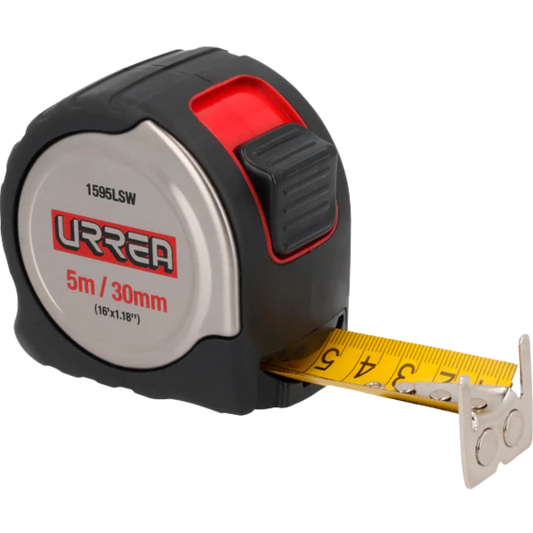 Flexómetro Con Carcasa De Acero Inoxidable 5 M X 30 Mm 1595LSW Urrea