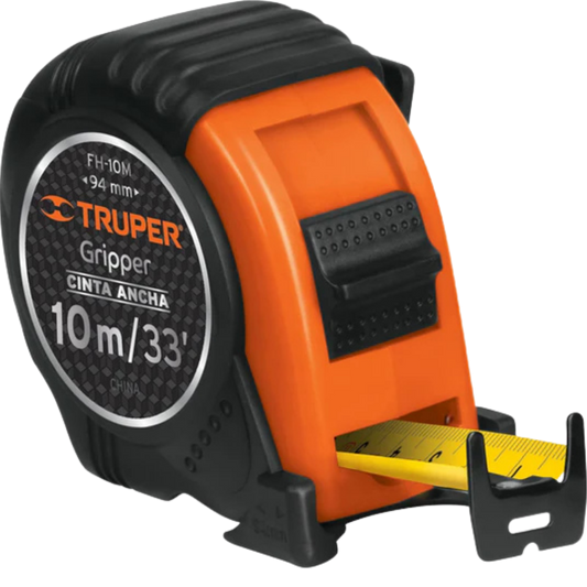 Flexómetro Gripper Contra Impactos 10 M Cinta 32 Mm 14582 Truper