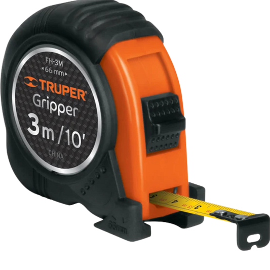 Flexómetro Gripper Contra Impactos 3 M Cinta 13 Mm 14577 Truper