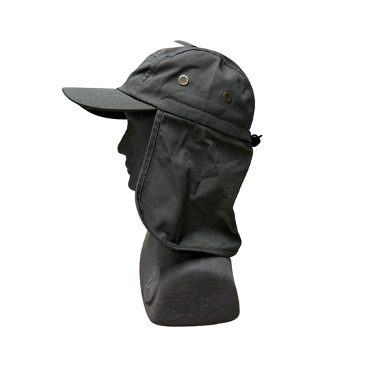 Gorra Con Solapa Para Senderismo Color Verde Militar 013364 Home