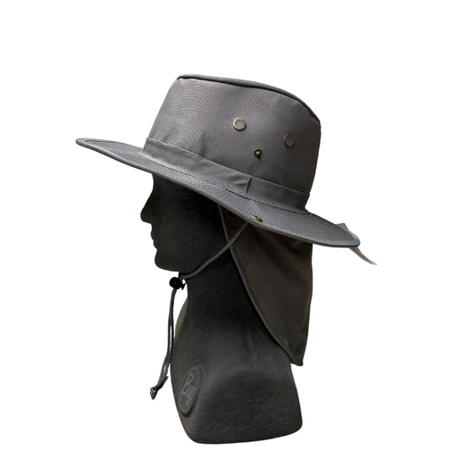 Sombrero Con Solapa Gris Talla Grande . 013680 Home