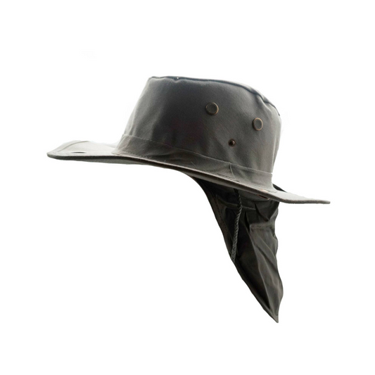 Sombrero Con Solapa Color Verde Talla M 013680 Home