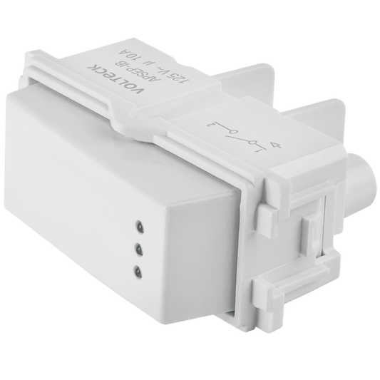 Interruptor Sencillo Con Luz Piloto Línea Italiana Blanco 48053 Truper