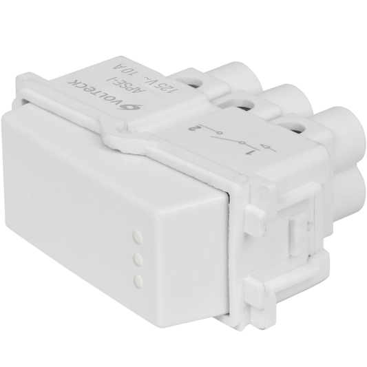 Interruptor Sencillo Línea Italiana Color Blanco Volteck 48132 Truper