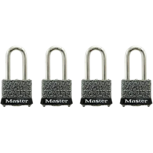 Juego De 4 Candados Gancho 1-9/16 Llaves Iguales ML1730 Master Lock