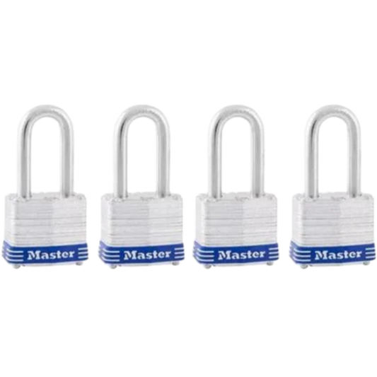 Juego De 4 Candados Laminados 1-9/16" 3008ESPDHC Master Lock