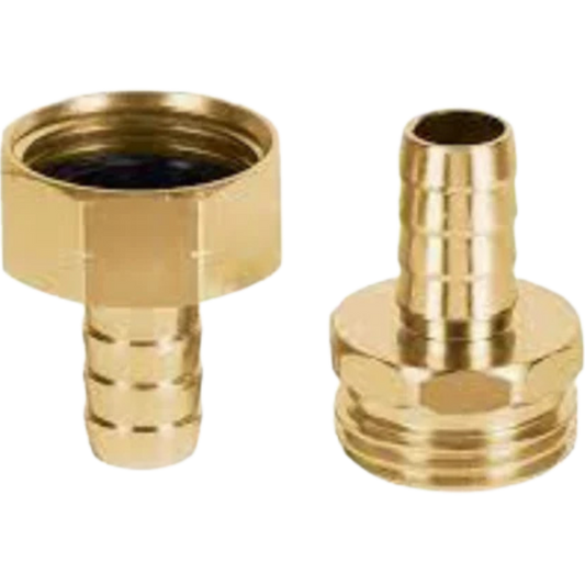 Juego De Conectores 1/2' Macho/Hembra De Aluminio 101160 Truper